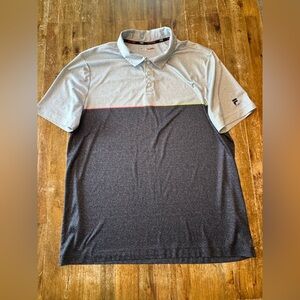 Men's Two-Tone Polo Golf Shirt